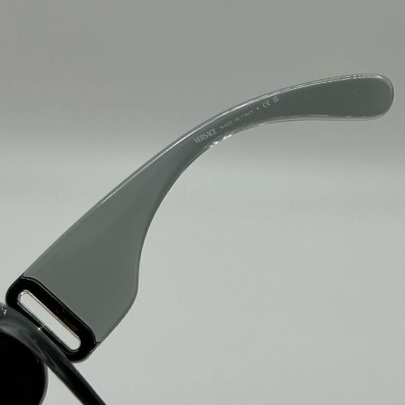 VERSACE Sunglasses VE4361 311/6G Transparent Grey/Light Grey Mirror Silver NEW main image 7